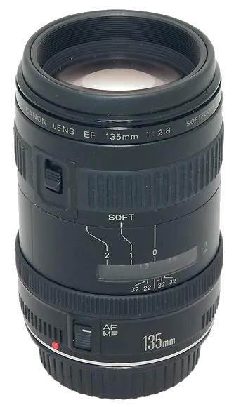 Чистка от пыли Canon EF 135 f/2.8 with Softfocus