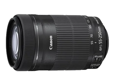 Чистка от пыли Canon EF-S 55-250mm f/4-5.6 IS STM