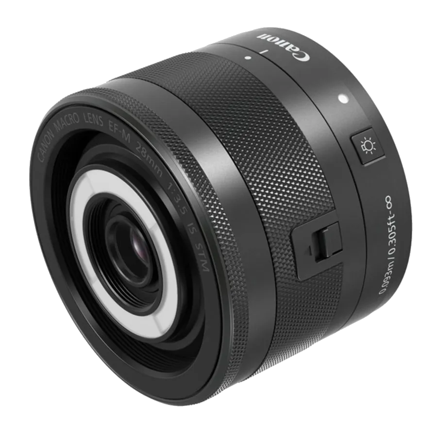 Чистка от пыли Canon EF-M 28mm f/3.5 Macro IS STM